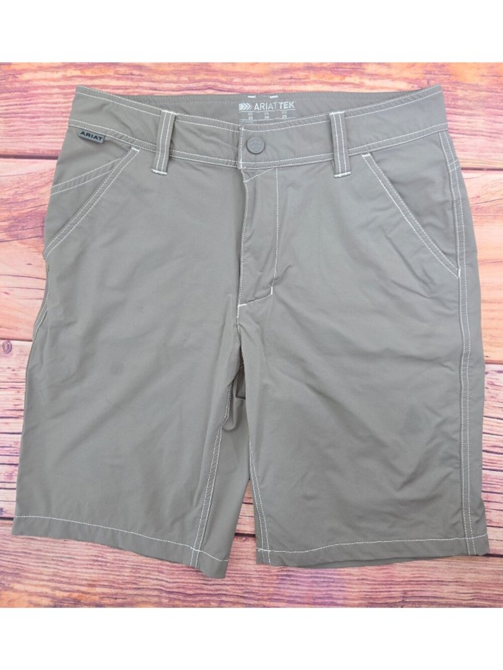 Ariat Mens AriatTEK Performance Khaki Shorts 29